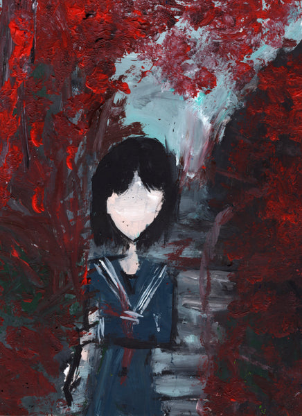Walk in the Flowers Painting