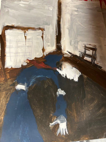 Bent Backwards painting